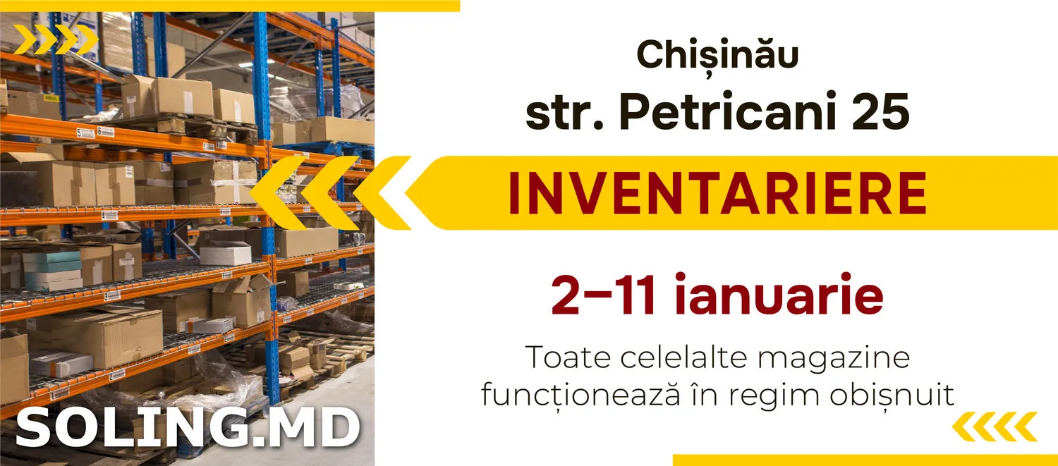 Programul de lucru în timpul inventarierii: informații importante pentru clienți!