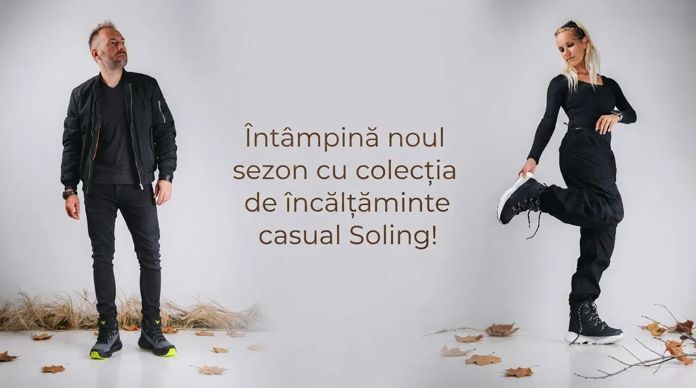 Modele noi de încălțăminte de zi cu zi sunt deja disponibile în magazinele Soling!