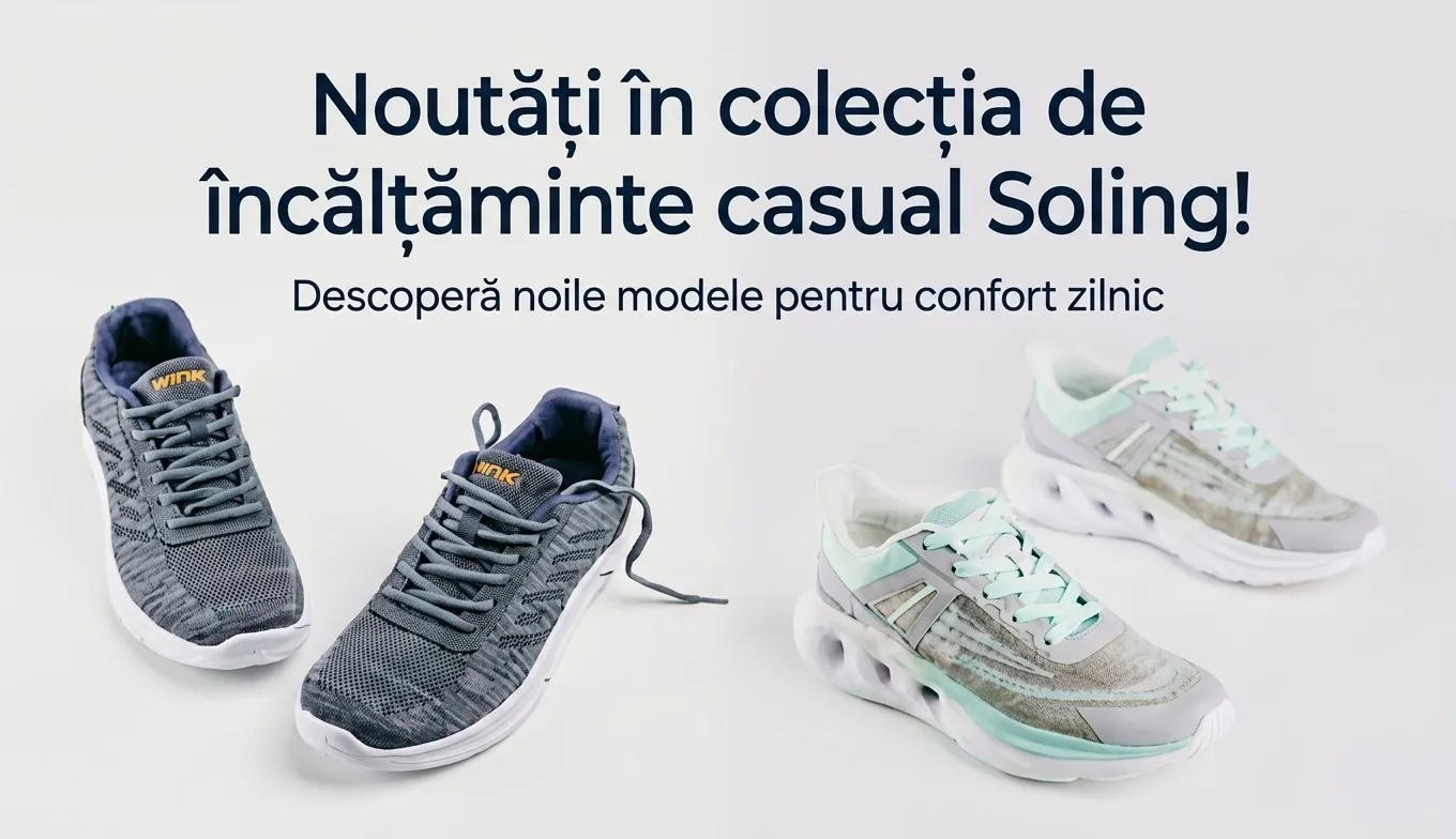 Noutăți în colecția de încălțăminte casual Soling!