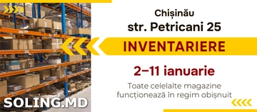 Programul de lucru în timpul inventarierii 2026