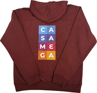 Imprimare DTF pe hanorac pentru compania CASAMEGA