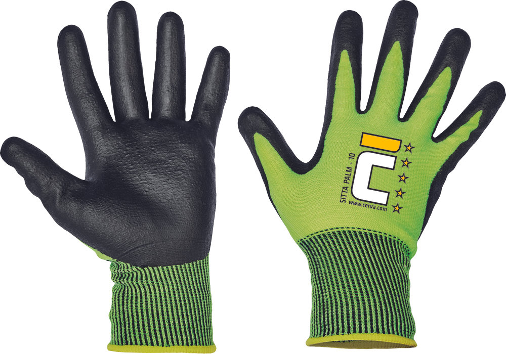 Бесшовные перчатки SITTA PALM с защитой от порезов