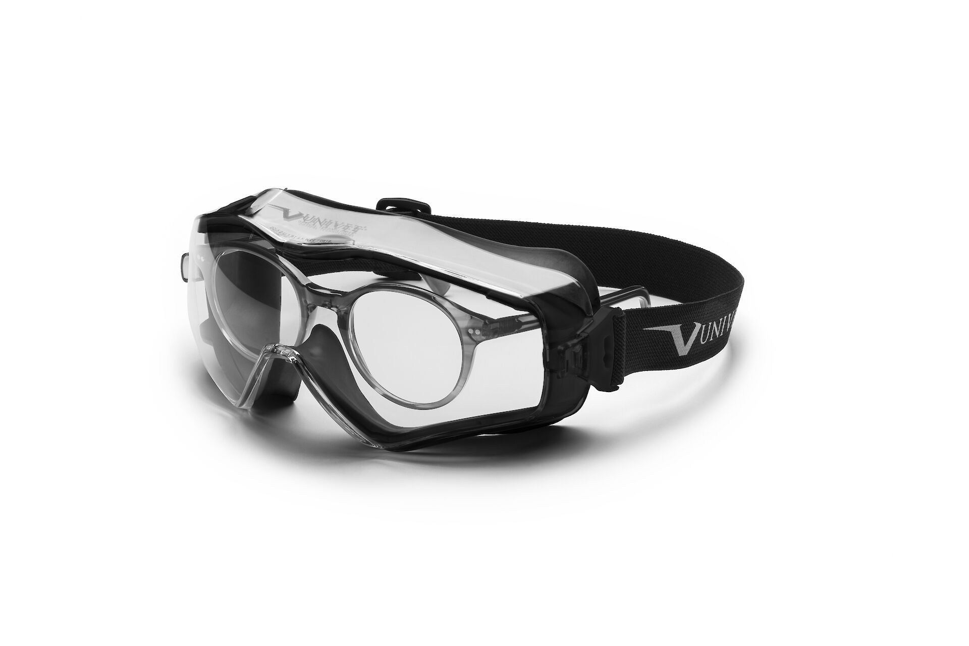 Защитные очки закрытого типа 6X3 - Black Edition - Clear Ultra