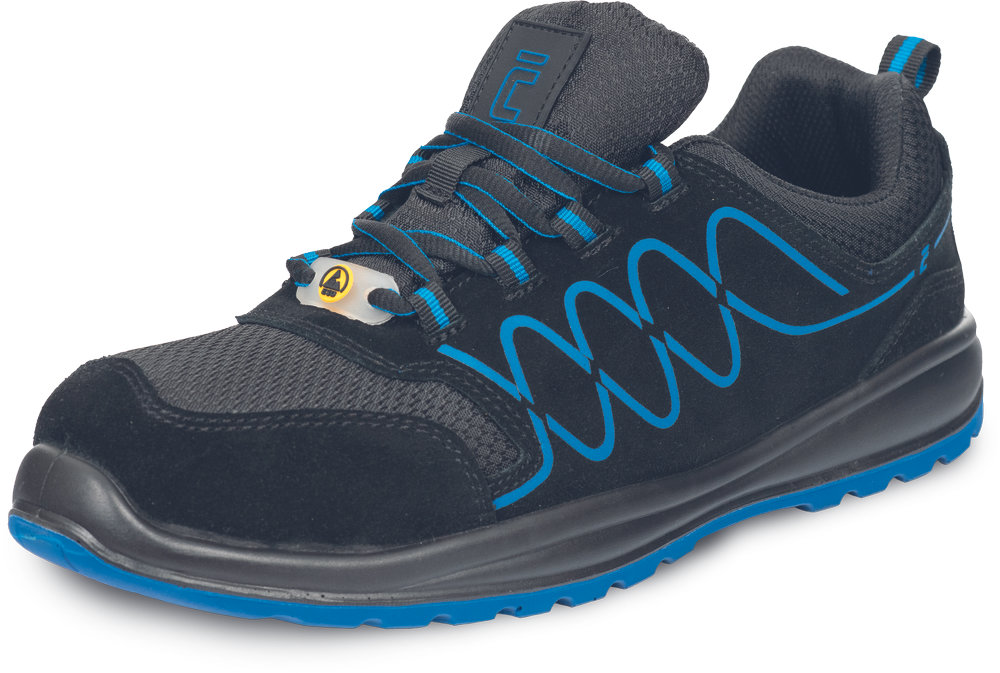 Кроссовки RAVEN SPORTY S1P ESD SR low - черные Кроссовки RAVEN SPORTY S1P ESD SR low - черные