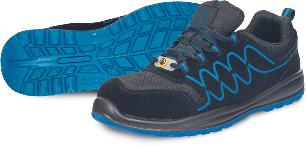 Кроссовки RAVEN SPORTY S1P ESD SR low - черные Кроссовки RAVEN SPORTY S1P ESD SR low - черные