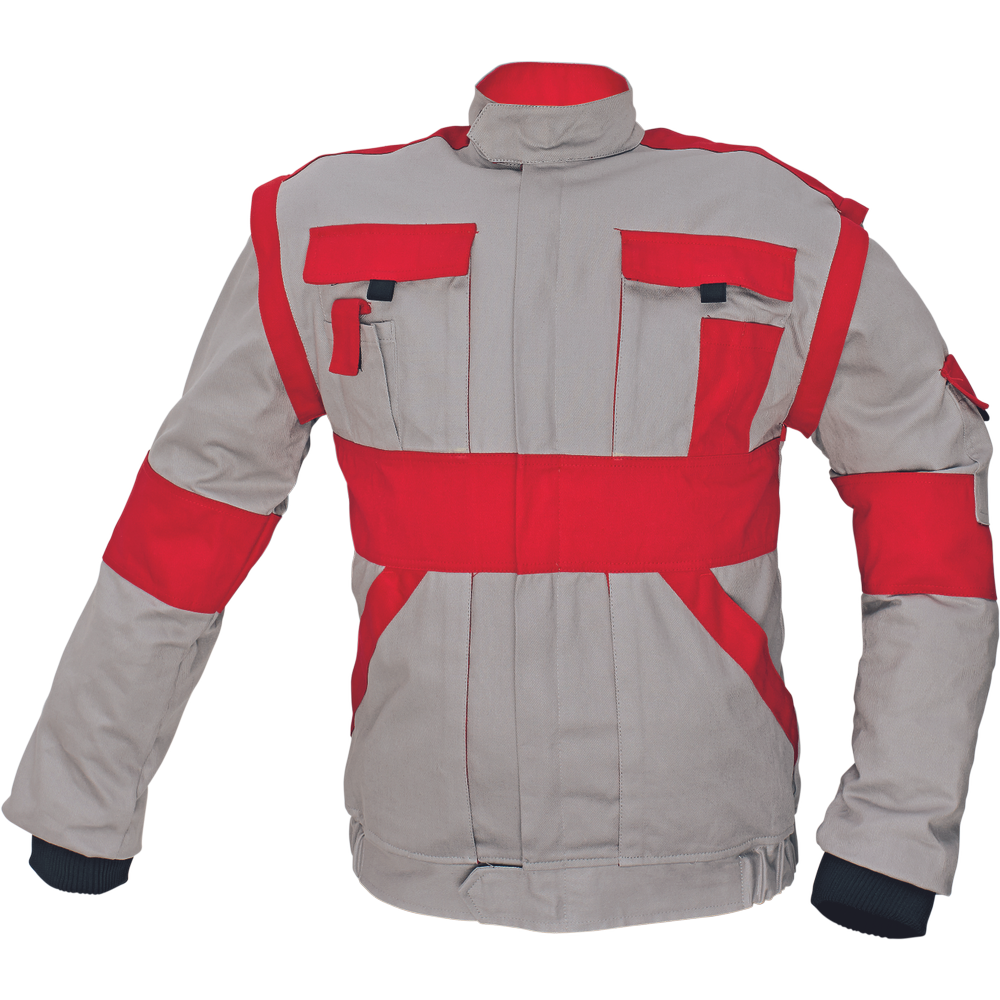 Куртка MAX 260 g/m2 - Серый-Красный Куртка MAX 260 g/m2 - Серый-Красный