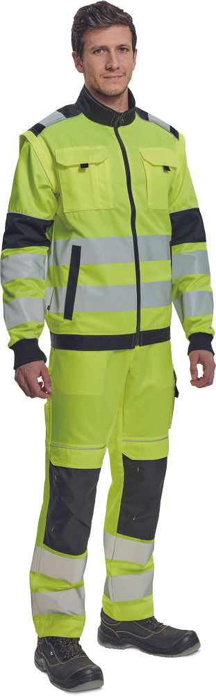 Костюм MAX VIVO HV (Куртка+Брюки) - желтый