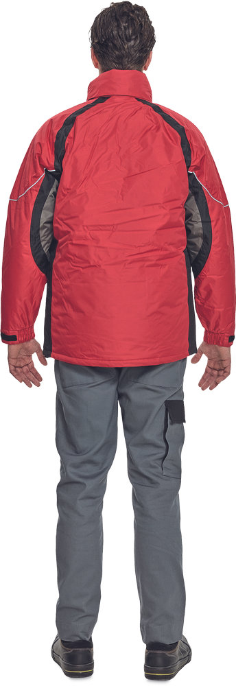 Непромокаемая утепленная куртка NYALA с капюшоном - Красная Непромокаемая утепленная куртка NYALA с капюшоном - Красная