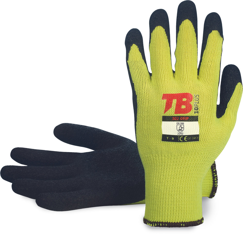 Перчатки TB 302 GRIP покрытые латексом