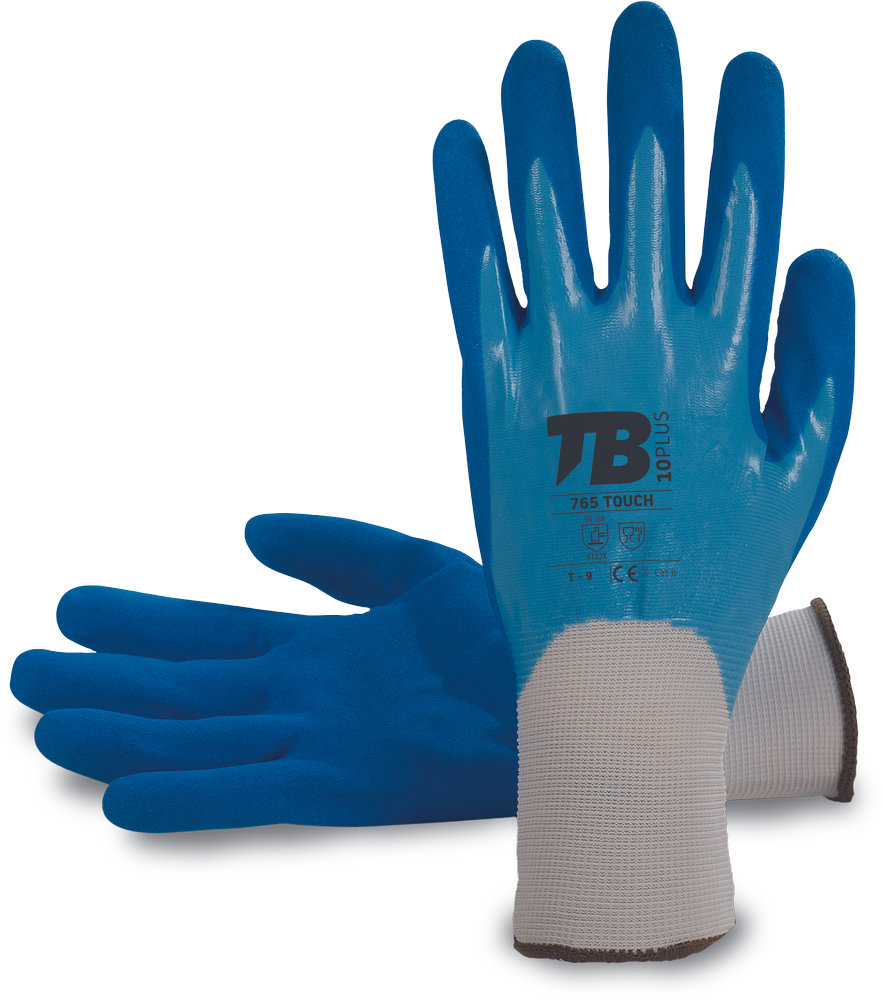 Перчатки TB 765 TOUCH покрытые нитрилом Перчатки TB 765 TOUCH покрытые нитрилом