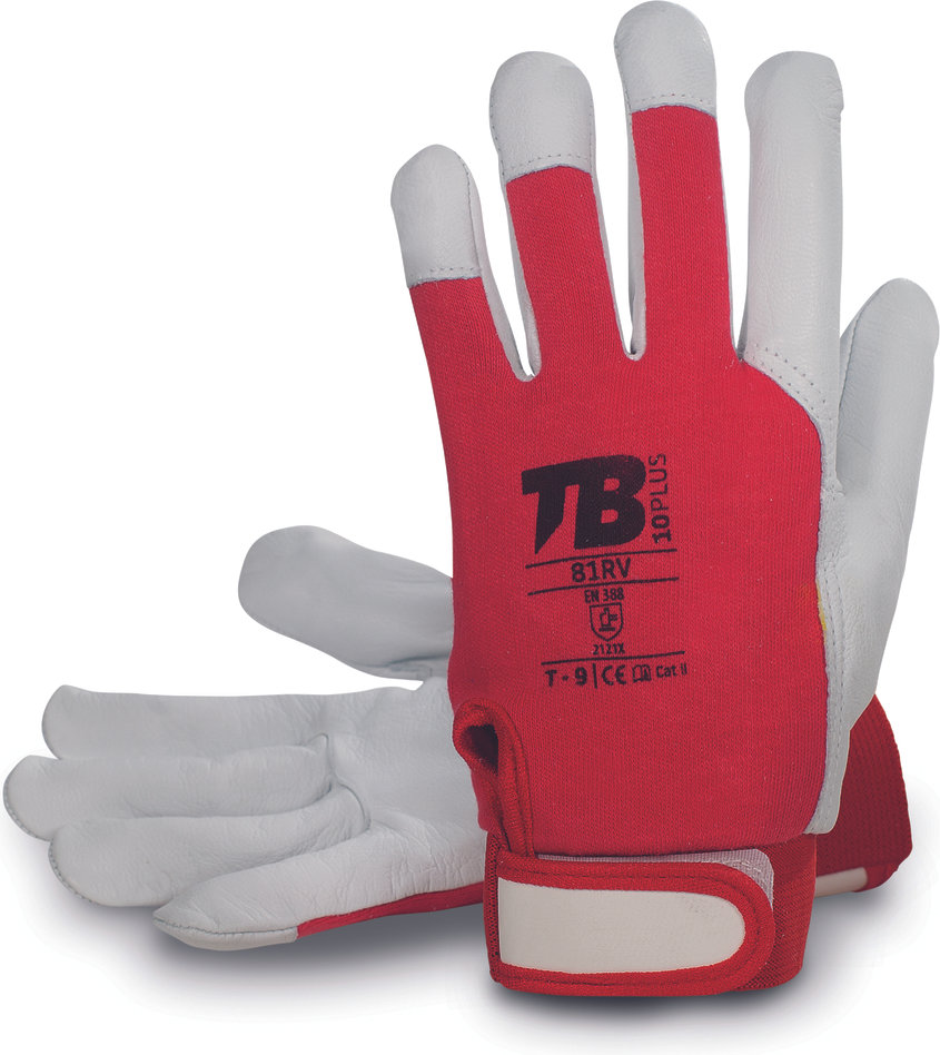 Перчатки TB 81RV из комбинированной кожи Перчатки TB 81RV из комбинированной кожи