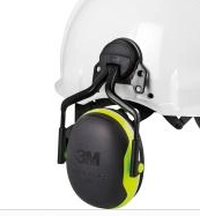 3M Peltor X4P5E-GB earmuffs - helmet