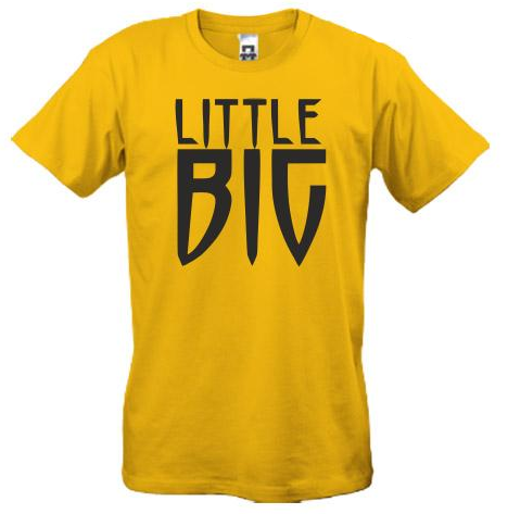 Футболка с принтом (Little Big) - Желтая (Yellow)