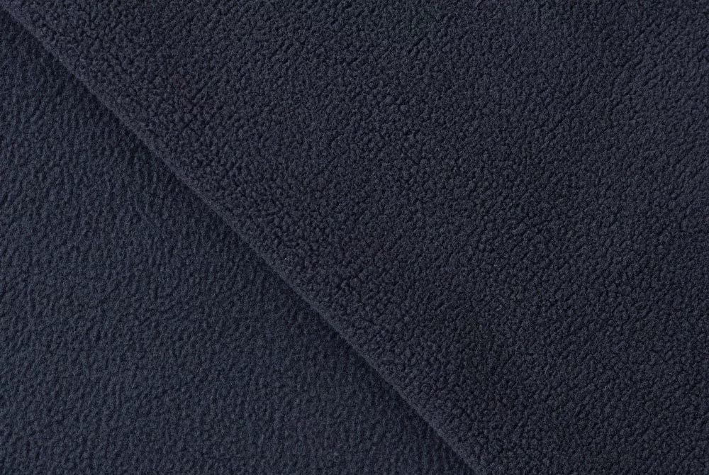AMAMI FLEECE-370 Dark Navy #21 (370gsm | 97% Polyester 3% Spandex | knitted fabric)