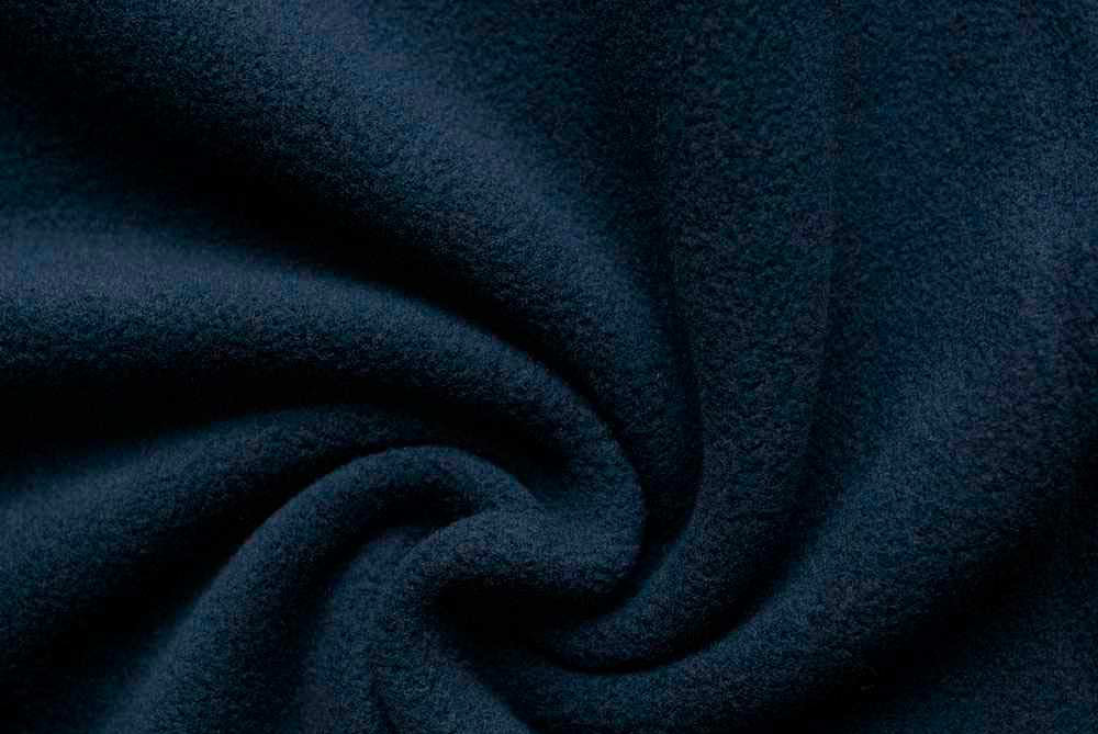 AMAMI FLEECE-370 Dark Navy #21 (370gsm | 97% Polyester 3% Spandex | knitted fabric)