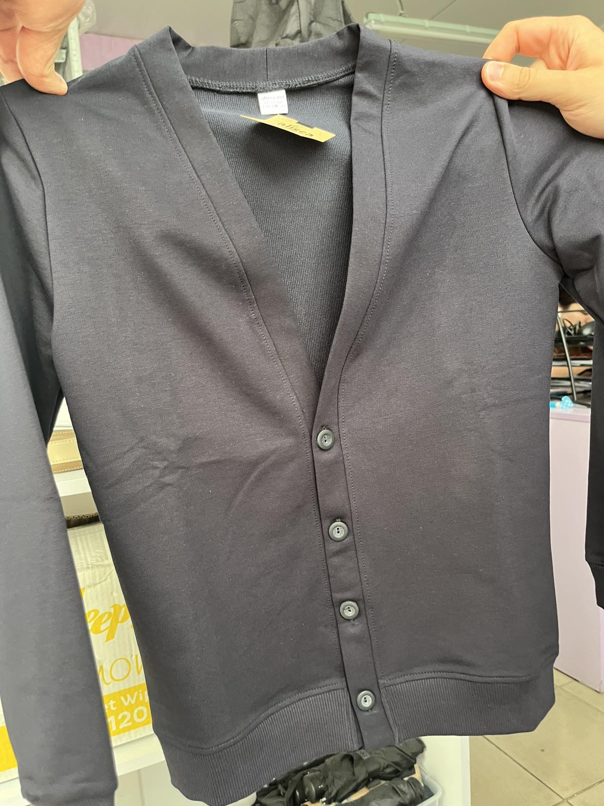 CARDIGAN CEZAR V706 |ALBASTRU| 10-11 ANI 140 CM