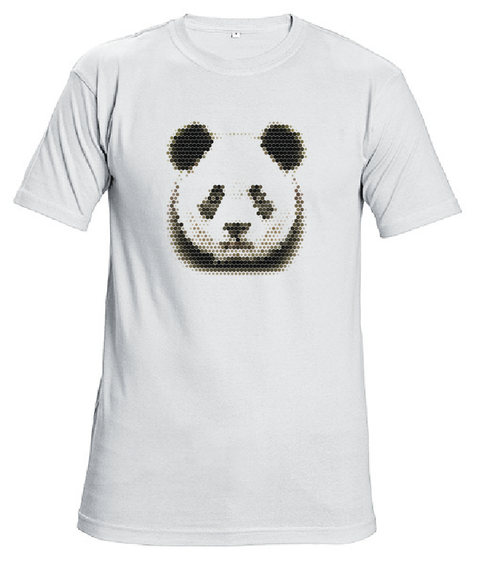 Футболка с принтом "Panda" Белая (White)