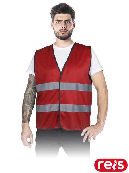 Сигнальный жилет KOS-COLOR - Красный
