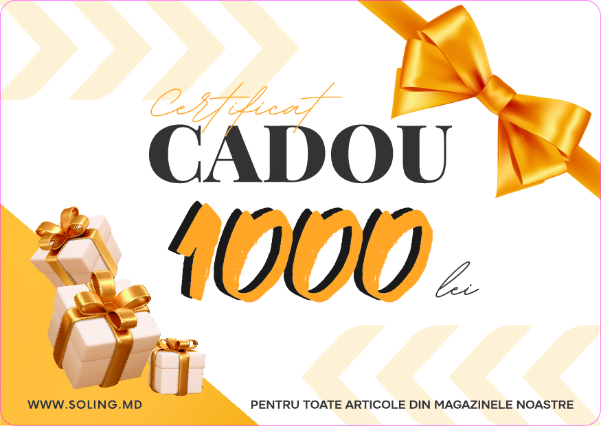 CERTIFICAT CADOU SOLING.MD 1000 MDL