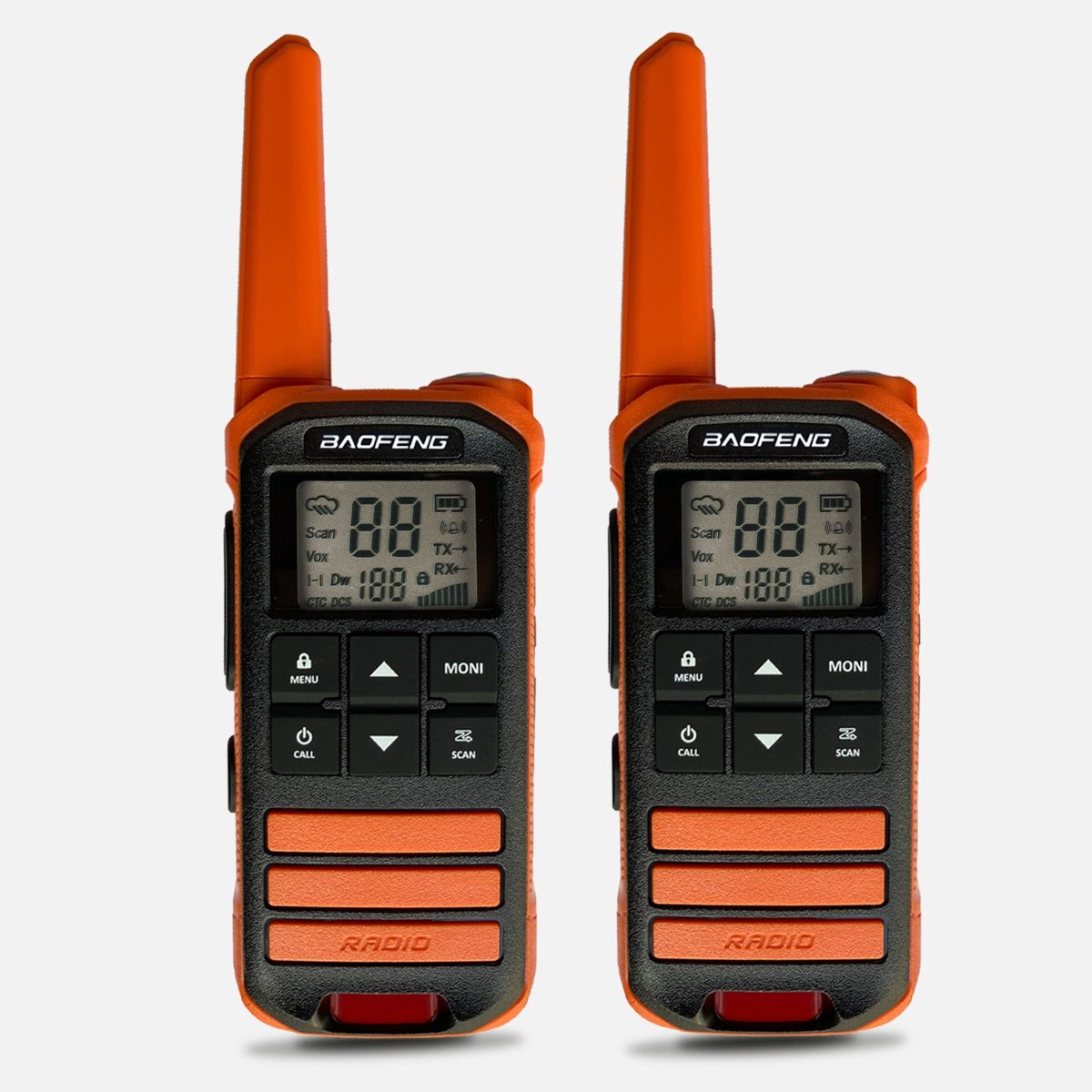 Рация Baofeng FR-22A - Красная (комплект 2 шт.)