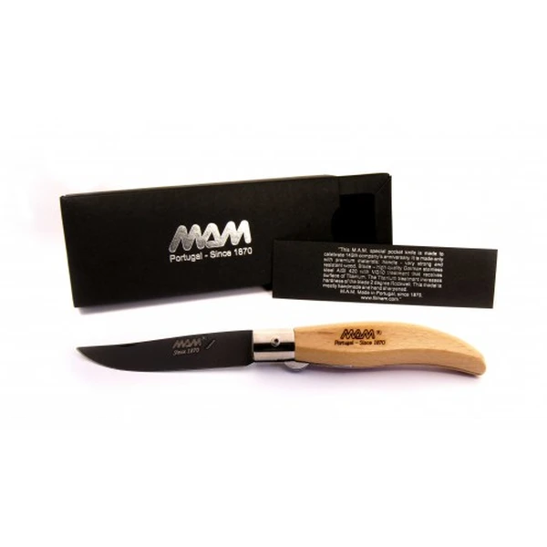 Карманный нож с черным титаном 2018 MAM IBERICA