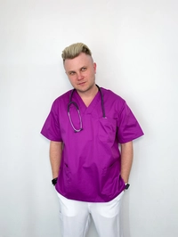 PANACEA Медицинская рубашка - Фиолетовый
