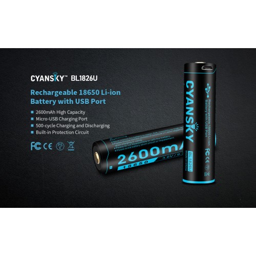 Аккумулятор BL1826U (18650* 2600mAh USB)