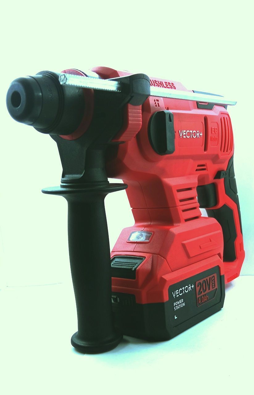 Перфоратор BL 2*4Ah BL 2*4Ah, зарядное устройство, сумка VECTOR+ Перфоратор BL 2*4Ah BL 2*4Ah, зарядное устройство, сумка VECTOR+