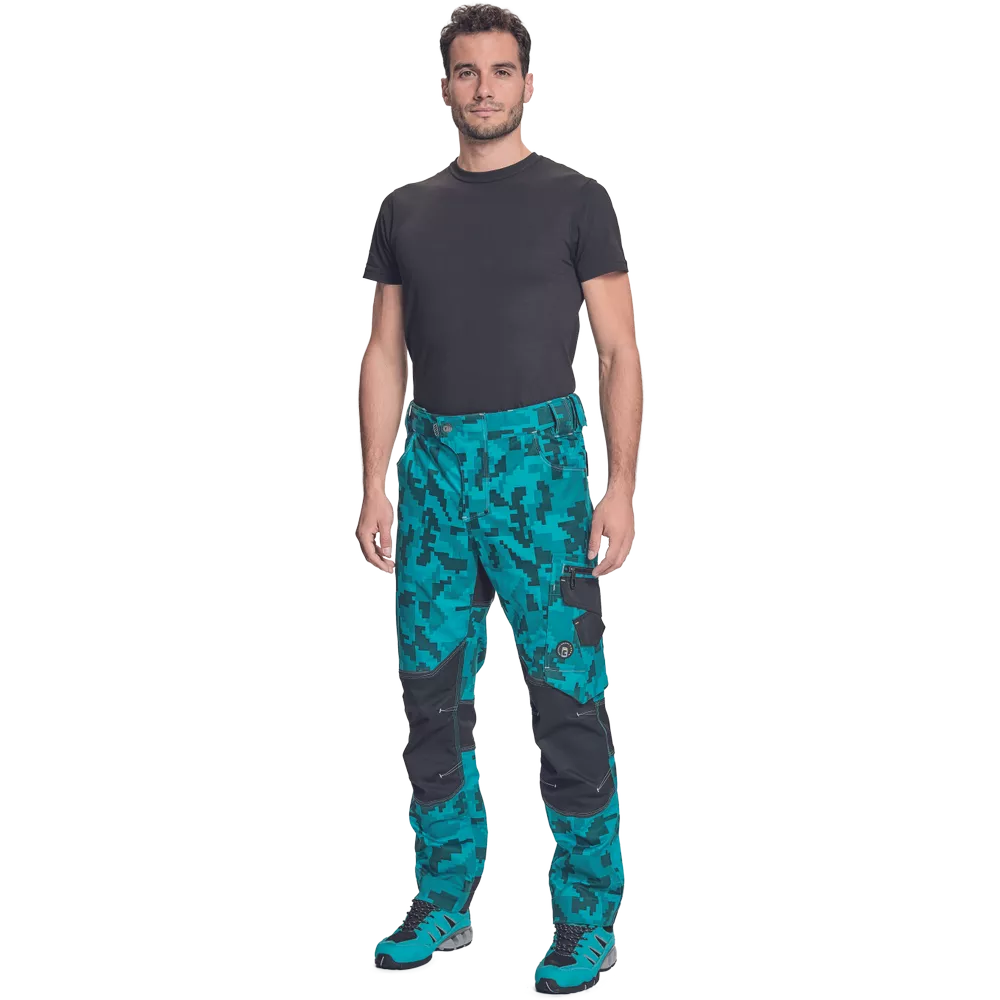 Брюки Neurum CAMOUFLAGE - бирюзовые Брюки Neurum CAMOUFLAGE - бирюзовые