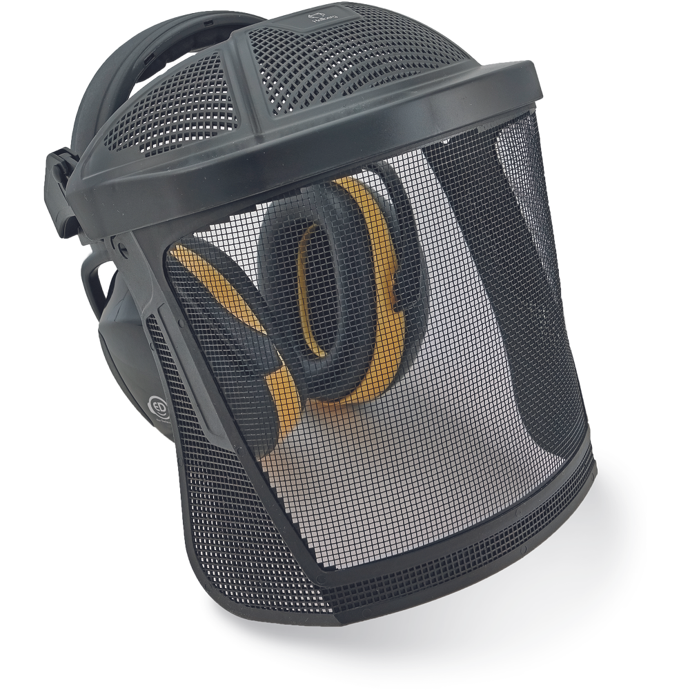 ED 2H earmuff/steel mesh visor