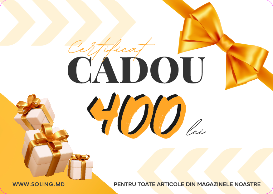 CERTIFICAT CADOU SOLING.MD 400 MDL