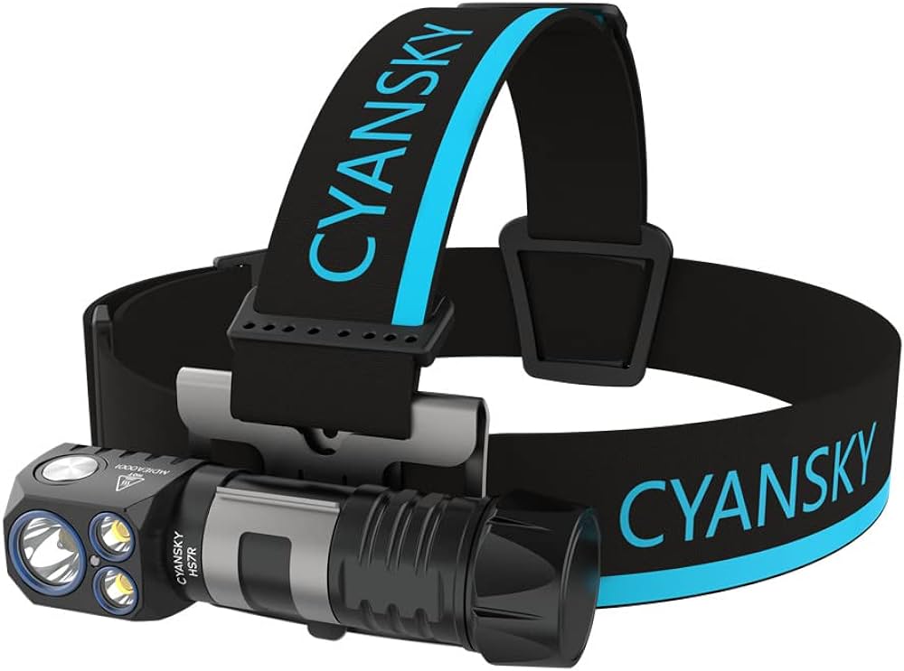 Налобный фонарь HS7R LED  Cyansky