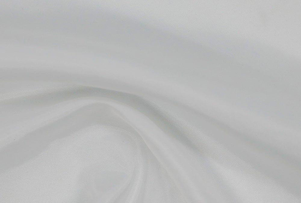 Taffeta-190T, 100% polyester, plain, 52 gsm, 150cm, White #0 Taffeta-190T, 100% polyester, plain, 52 gsm, 150cm, White #0