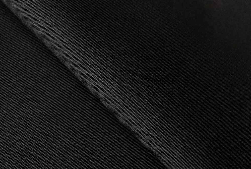 Poseidon-300N 80% cotton, 19% polyester, 1%antistatic yarn, twill 2/2, 300gsm, 152cm, FR+MR, Black #128-01