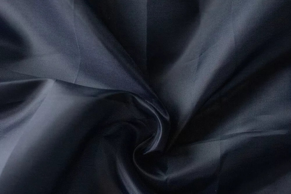TAFFETA-190T, Navy #2 Workwear fabric (52gsm | 100% Polyester | Plain 1/1)