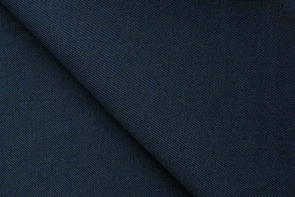 CORFU-330 AS 99% cotton/1% antistatic, 330 gsm,twill 3/1, FR, 147-148 cm, Dark Navy #124-01