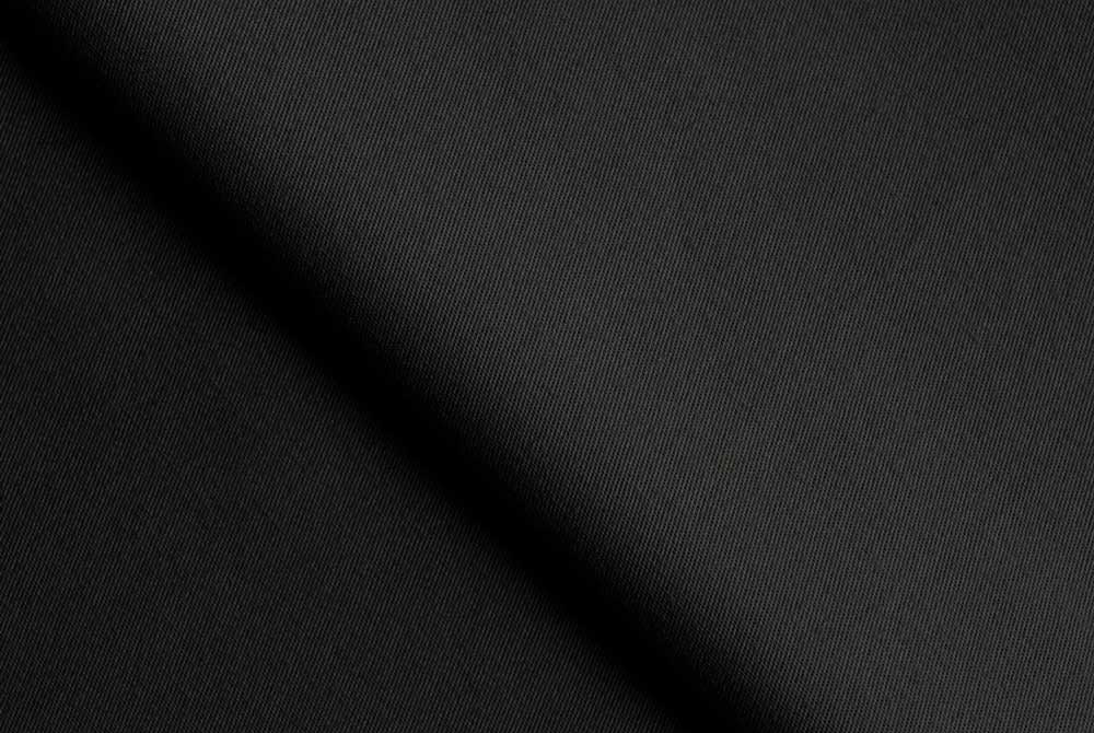 Prima-160 Black #1 (Polyester 44% | Cotton 53% | Spandex 3% | 2/1 160gsm)