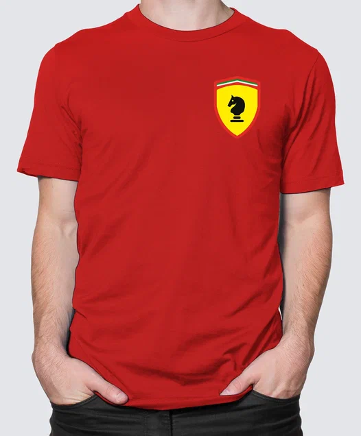 Футболка с Принтом "FERRARI" (RED)