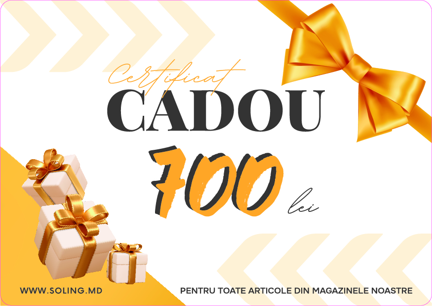 CERTIFICAT CADOU SOLING.MD 700 MDL