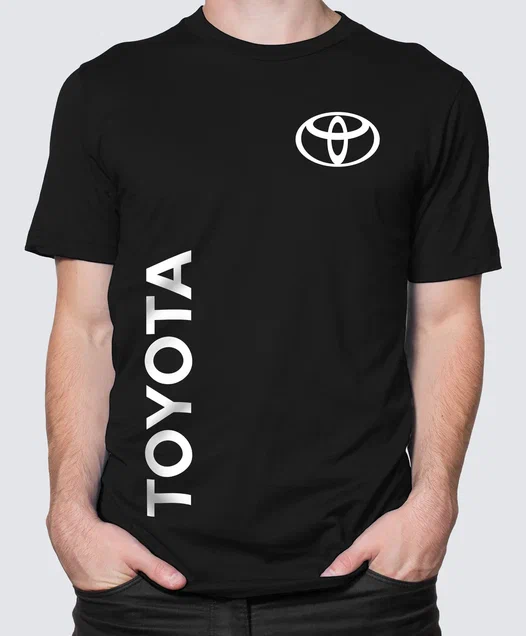 Футболка с Принтом "TOYOTA" (BLACK)