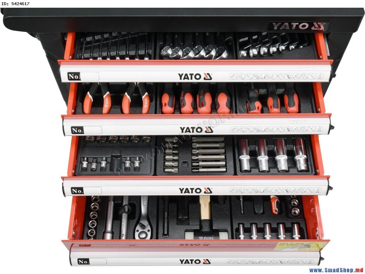 Ящик с инструментом YATO 185 единиц