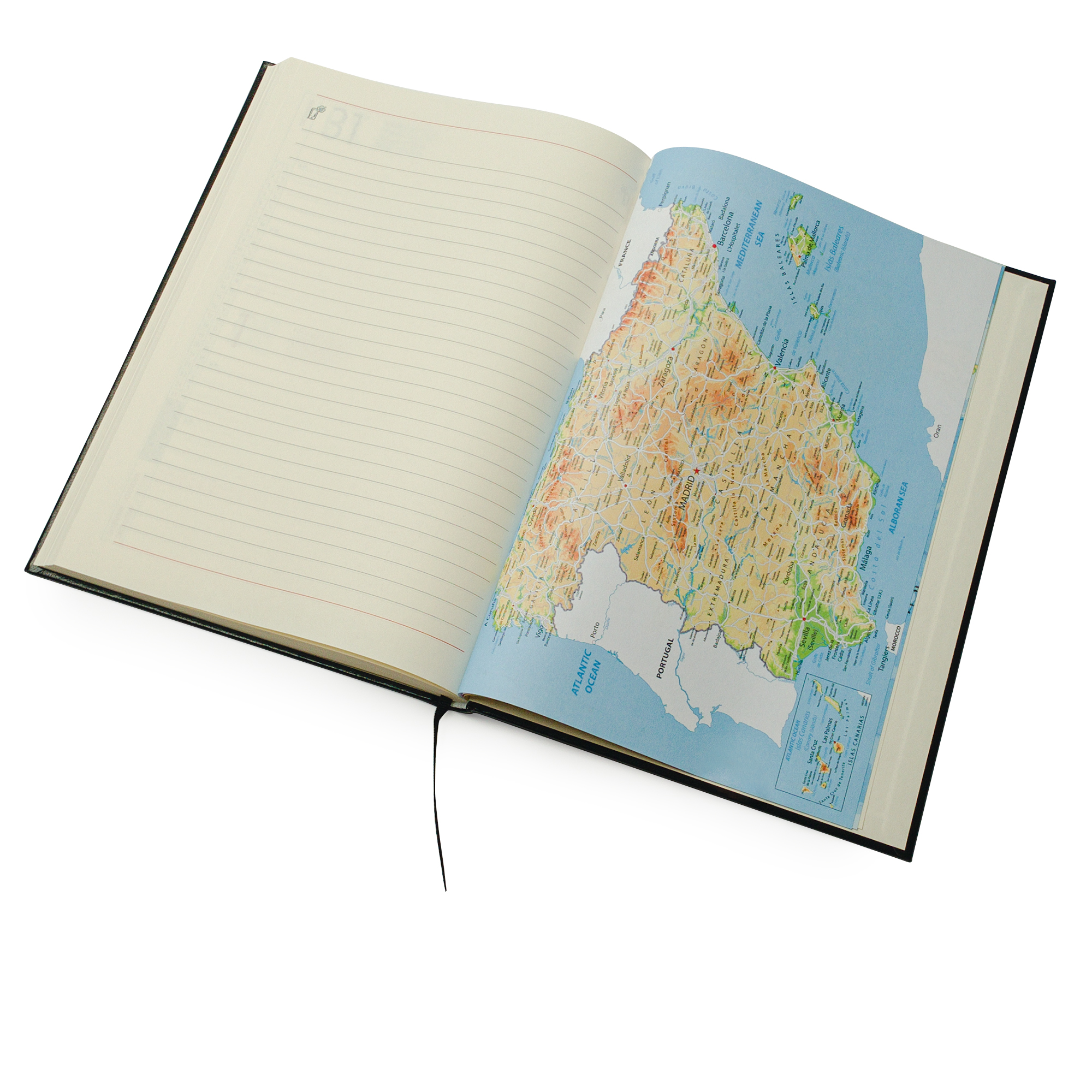 Ежедневник с мягкой обложкой 2026 SELKIS - темно-синий