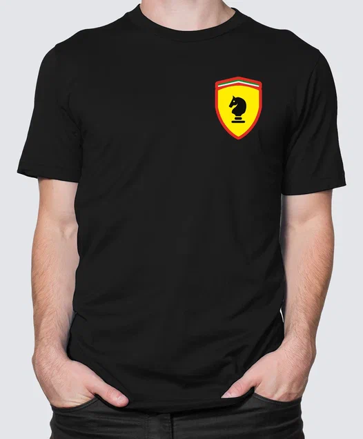 Футболка с Принтом "FERRARI" (BLACK)