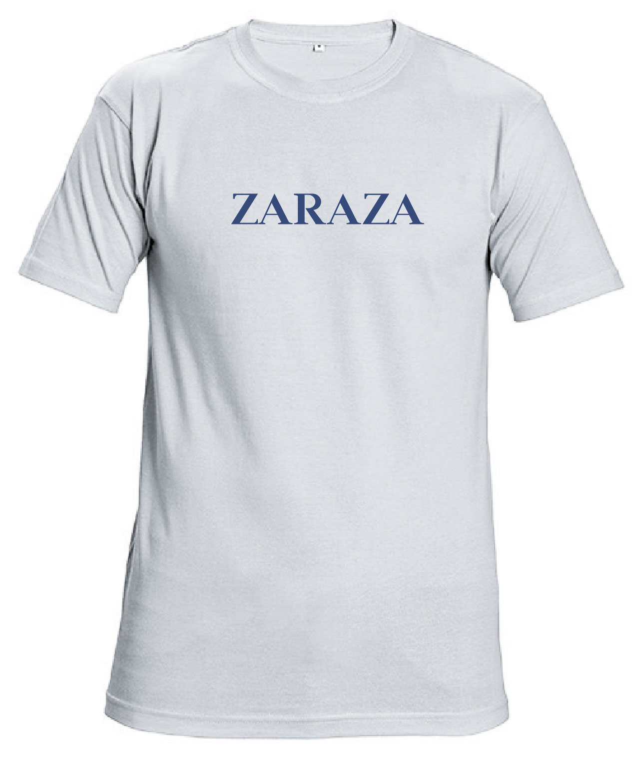 Футболка с принтом (Zaraza) - Белая (White)