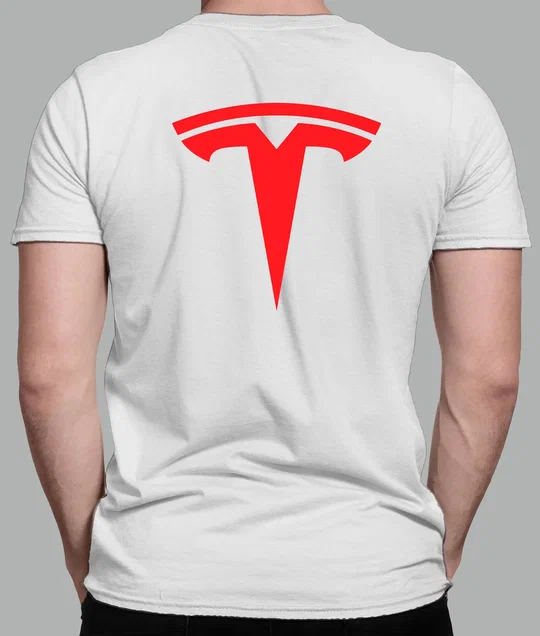 Футболка с Принтом "TESLA" (WHITE)