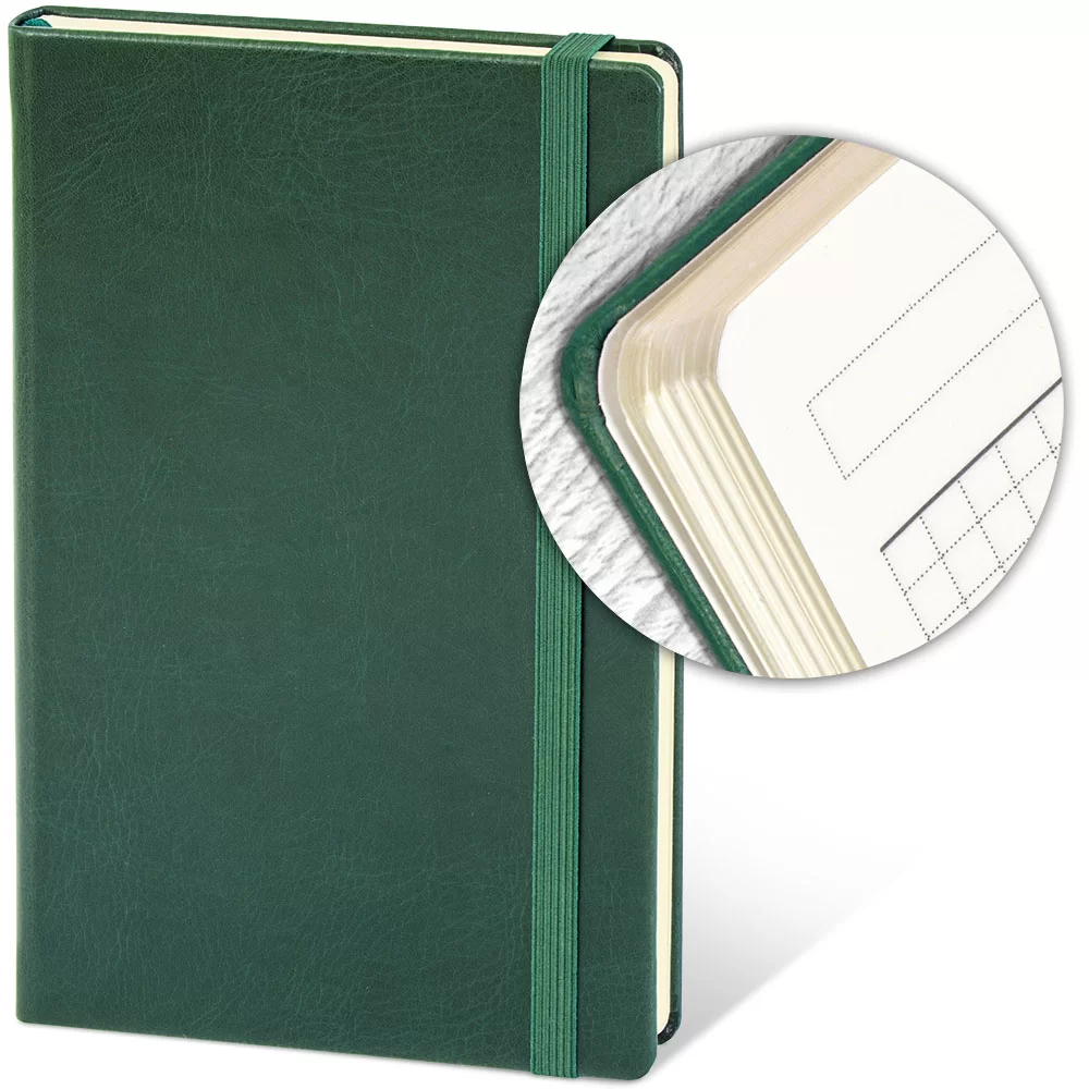 Ежедневник недатированный (13х21)(96л) - Зеленый