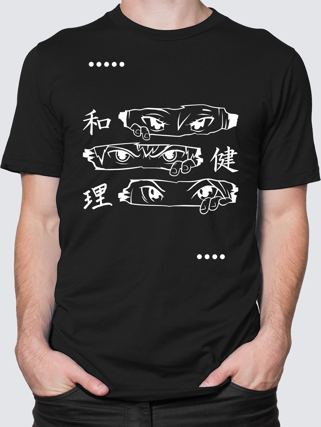 Футболка с Принтом "ANIME2" (BLACK)