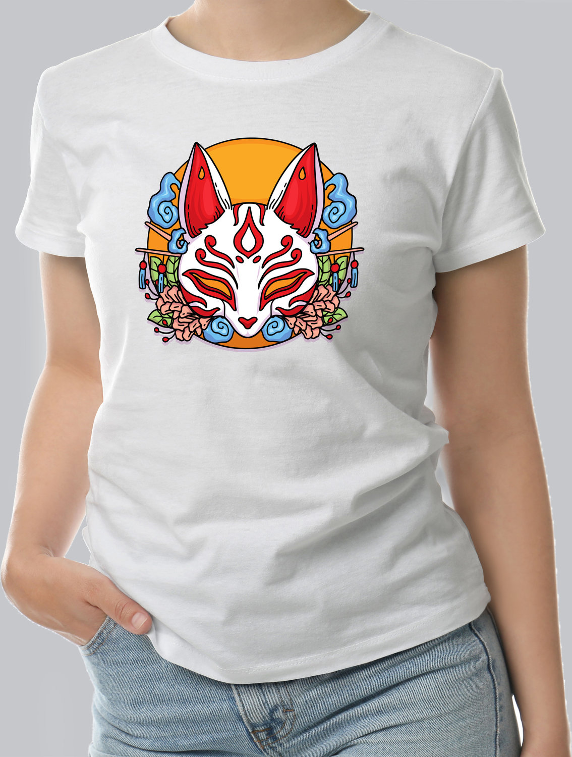 Футболка с Принтом "FOXY" (white)