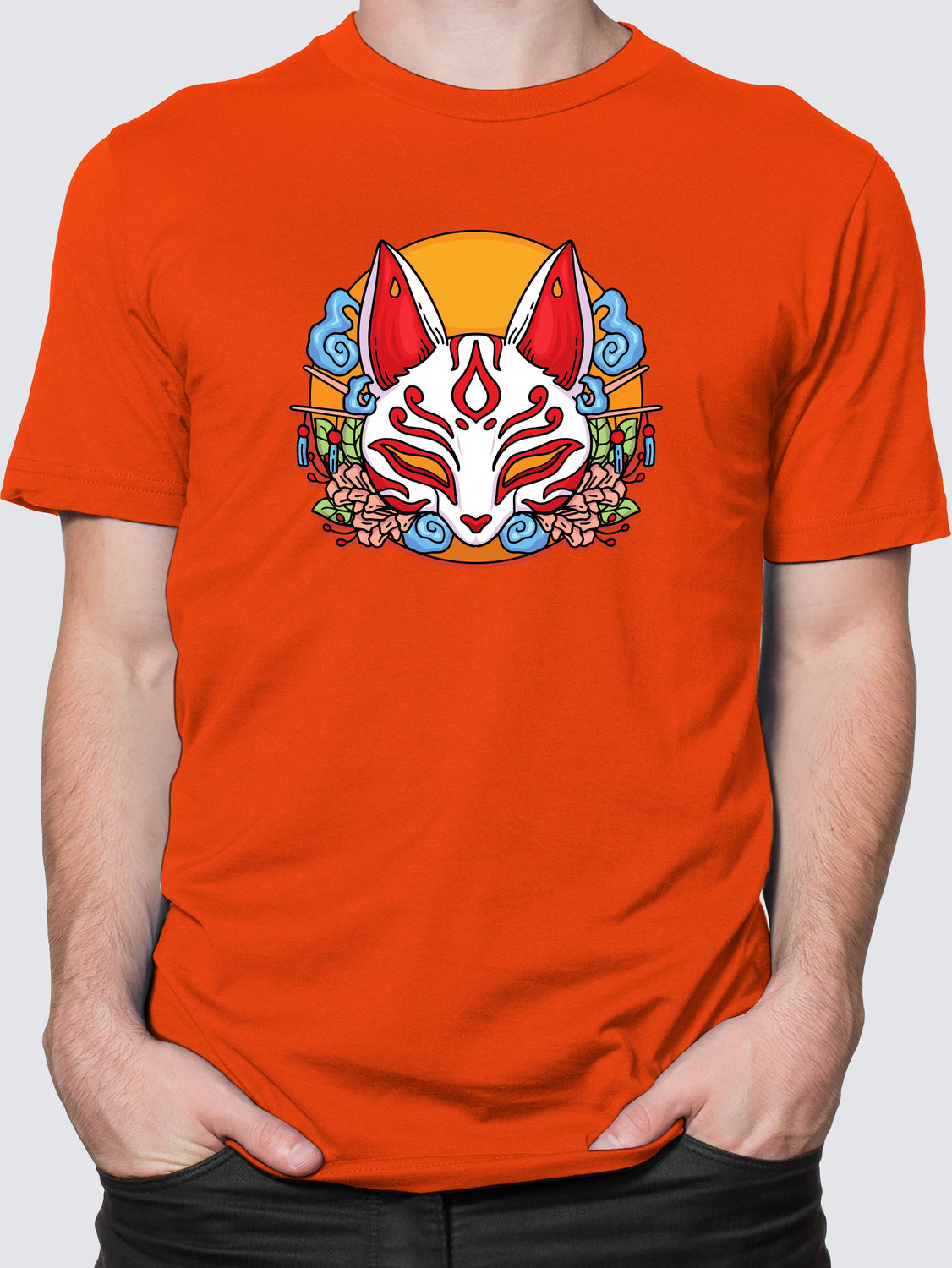 Футболка с Принтом "FOXY" (Orange)