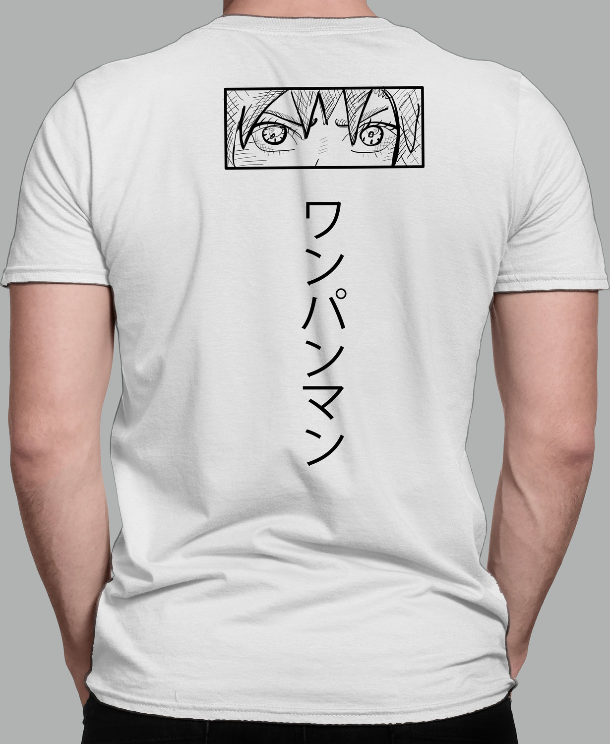 Футболка с Принтом "ONE PUNCH MAN" (White)